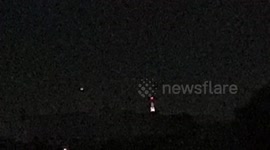 UFO Flying Around In the Approach Area of Jakarta, Soekarno Hatta International Airport - This is Not an Airplane or Weather Balloon...