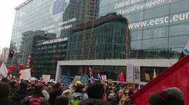 Belgium: Several Thousands Turn Out For Protest Against COVID Measures In Brussels