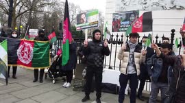 Oversea Afghans protest do not recognise Afghanistan victory party government