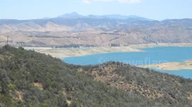 California Drought - Very Low Reservoir Water Level (Castaic Lake) V18653