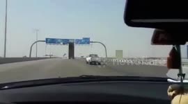 EDT Truck Crashes into a Highway Sign