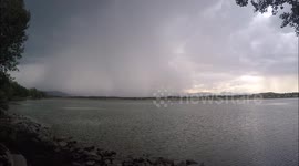 Wild Positive Charged  Lake Lightning Thunderstorm