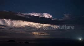 Severe thunderstorm in south Adriatic
