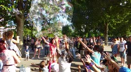 Bubbles on South bank