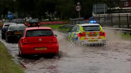 Flooding On A64 at  Seacroft - Leeds