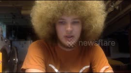Most pencils in hair world record attempt