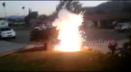 Fourth of July firework accident