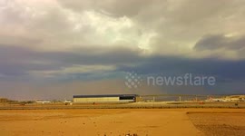 Dust storm in Arizona
