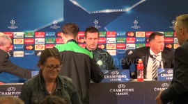 MFF - Celtic - post-match press conferences and mixed zone Champions League