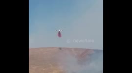 Lime belt fire in Conconully Washington
