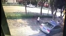 Woman run over four times when helping car reverse
