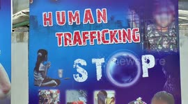 Anti-human trafficking and anti-dog meat posters
