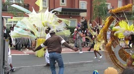 Flamingo Man at Leeds Chapeltown Carnival