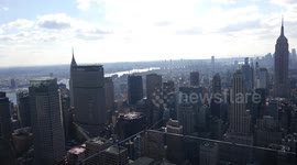 Awesome Christmas Day views from the top of the One World Trade Centre..