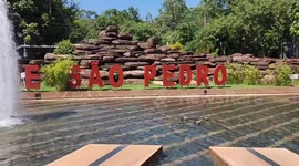 Aerial view of Aguas de Sao Pedro, Brazil
