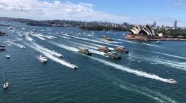 Australia: Sydney Harbour Hosts Ferrython To Mark Australia Day