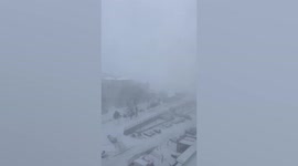 Powerful snow blizzard grounds flights in Turkey's Istanbul Airport