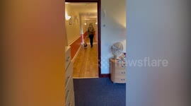 Sweet moment UK care home resident is reunited with her dog