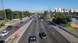 Traffic in São Paulo, Brazil
