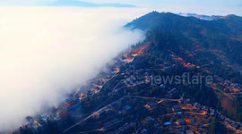Drone Footage Of Miao Ethnic Village In Qiandongnan, China