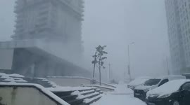 Turkey: Heavy Snow Bears Down On Istanbul 5