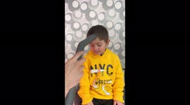 YouTuber shows neat vacuum cleaner hack for styling son's hair