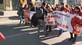 France: Nationwide General Strike Demanding Wage Increase And Better Working Condition 2