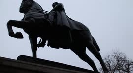ANTI VACCINE PROTEST ARRIVES AT THE GATES - THE LOCKDOWN BREACH PROTEST AT DOWNING STREET -