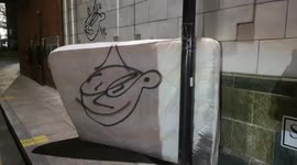 Graffiti Art In Unusual Place