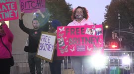 Rally to End Britney Spears Conservatorship in New York, US