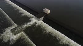 Drone Footage Of Lalin River, Harbin, China