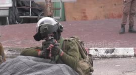 Tear gas used as Palestine protesters clash with Israeli forces in Hebron