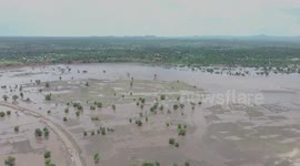 Drone footage of the damage caused by the Ana storm to Lilongwe, Malawi