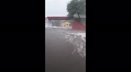 Continuous rain causes severe flooding in La Rioja, Argentina