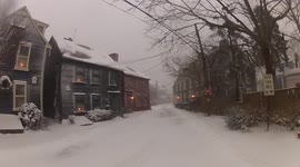 New England Experiencing Blizzard Conditions on Saturday, January 29, 2022