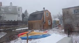 Blizzard Slams Into Massachusetts on Saturday, January 29, 2022