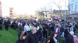 Tommy Robinson Joins Protest March To Rape Of Britain Documentary Premiere - Telford