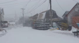 New England Pummelled by Wind and Snow in First Blizzard of 2022