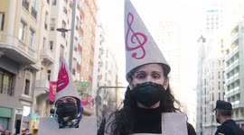 Marcha contra  el negocio en España de las tutelas de menores