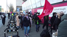 Serco Hospital staff begin a two-week strike to secure a fair wage against discrimination, racism and bullying