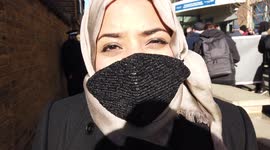 Speaker Apsana Begum MP a Labour Party attended Sergo Hospital staff begin a two-week strike to secure a fair wage