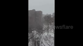 Winter Storm Kenan hits New York City, US