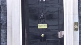 Boris Johnson leaves 10 Downing Street to make statement on Sue Gray report