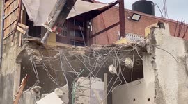 Israeli authorities forced two brothers to demolish their own houses in the East Jerusalem neighborhood of Jabal al-Mukaber