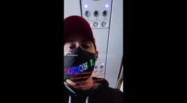 'It's political' Conservative traveler has 'Let's go Brandon' LED face mask removed by Spirit Airlines