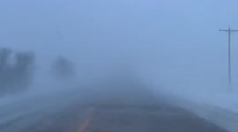 Canada: Blizzard Conditions And Poor Visibility In Central Alberta