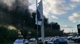 UK: Fire Breaks Out At Recycling Center In Nottingham 2