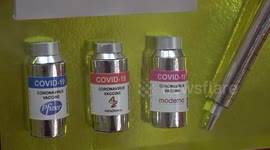 Locals celebrating Chinese New Year burn paper Covid-19 VACCINES to ‘inoculate deceased relatives against the virus’