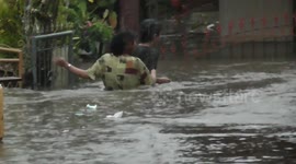 Hundreds evacuated as Indonesian city submerged by 5-foot-deep floodwater