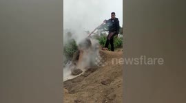 Officials conduct raid, destroy 8,000 litres of illicit liquor in southern India